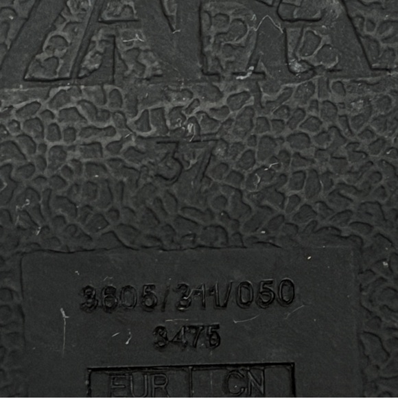 Zara Womens Open Toe Mesh Double Buckle Slingback Sandals Beige Size 37 Flat Dad - Picture 5 of 14